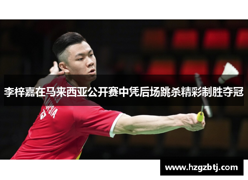 李梓嘉在马来西亚公开赛中凭后场跳杀精彩制胜夺冠
